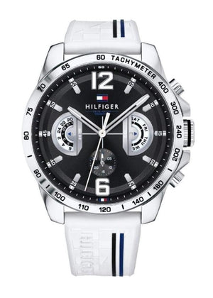 Tommy Hilfiger Decker Watch Men's White Chronograph 1791475