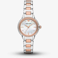Emporio Armani AR11569 Ladies Watch Mia Rose Gold Tone Crystal