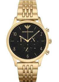 EMPORIO ARMANI AR1893 MEN'S WATCH GOLD CHRONOGRAPH