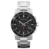 Burberry Men's Watch 42mm Chronograph The City Silver BU9380