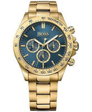HUGO BOSS MENS WATCH 1513340 IKON 1513340 GOLD CHRONOGRAPH