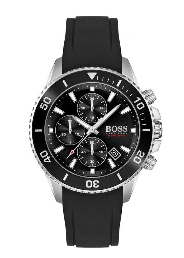HUGO BOSS MEN'S WATCH 1513912 ADMIRAL CHRONOGRAPH BLACK – Maanzstore