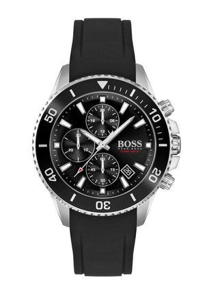 HUGO BOSS MEN’S WATCH 1513912 ADMIRAL CHRONOGRAPH BLACK