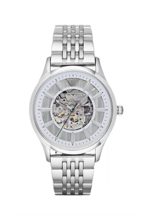 Emporio Armani AR1945 Mens watch Stainless Steel Automatic Skeleton