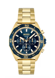 BOSS Energy Watch Men's Gold Blue Chronograph HB1513973