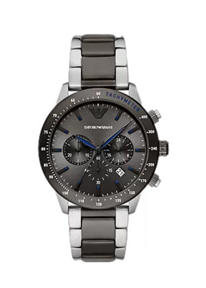Emporio Armani AR11391 Mens Watch Chronograph Two-Tone Stainless Steel