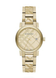 LADIES BURBERRY THE CITY ENGRAVED CHECK WATCH BU9145