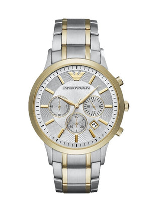 EMPORIO ARMANI Renato Chronograph Silver Dial Men's Watch AR11076