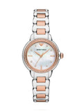 Emporio Armani AR11569 Ladies Watch Mia Rose Gold Tone Crystal