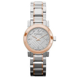 BURBERRY LADIES WATCH BU9214 THE CITY DIAMONDS ROSE GOLD