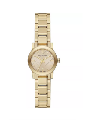 Burberry Ladies Watch The City Yellow Gold BU9033