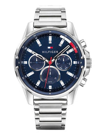 Tommy Hilfiger 1791788 Mason Stainless Steel Blue Dial Mens Watch