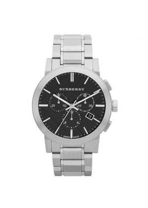 Burberry Men's Watch Chronograph The City 42mm Black BU9351
