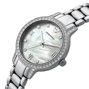 Emporio Armani AR11484 Three-Hand Stainless Steel Ladies Watch