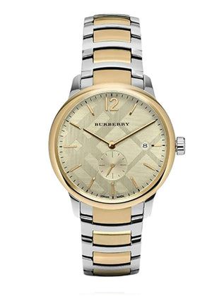 Burberry Men's Watch The Classic 40mm Two Tone Gold BU10011