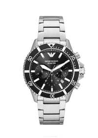 Emporio Armani Men's Diver Watch Chronograph Steel AR11360