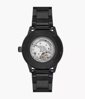 Emporio Armani AR60054 Automatic Black Stainless Steel Mens Watch