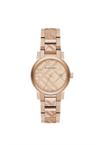 Burberry BU9146 Ladies The City Engraved Check Watch