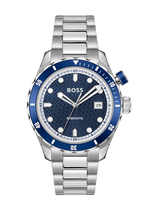 BOSS BOSSMATIC 42mm Men's Blue Watch 1514177 Hybrid Automatic