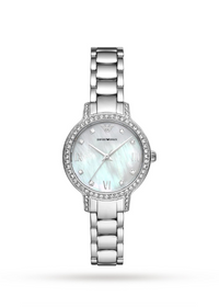 Emporio Armani AR11484 Three-Hand Stainless Steel Ladies Watch