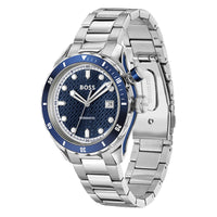 BOSS BOSSMATIC 42mm Men's Blue Watch 1514177 Hybrid Automatic