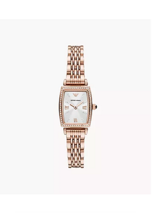 Emporio Armani AR11406 Two-Hand Rose Gold-Tone Ladies Watch