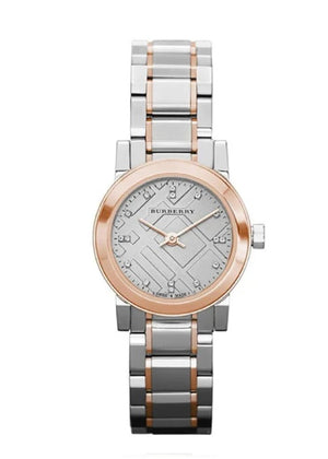 BURBERRY LADIES WATCH BU9214 THE CITY DIAMONDS ROSE GOLD