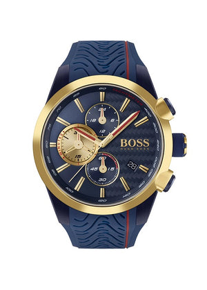 HUGO BOSS MENS'S WATCH 1513706 CONTEMPORARY BLUE CHRONOGRAPH