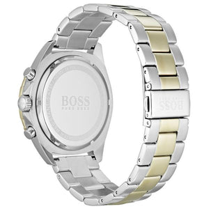 HUGO BOSS MEN'S WATCH 1513667 SPORT INTENSITY TWO TONE GOLD SILVER
