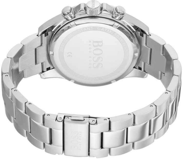 HUGO BOSS MEN'S WATCH 1513755 HERO BLUE SILVER CHRONOGRAPH