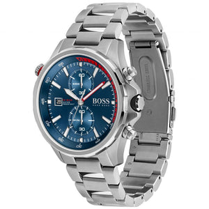 HUGO BOSS MEN'S WATCH 1513823 GLOBETROTTER CHRONOGRAPH