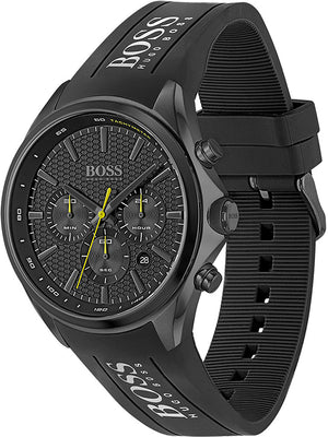 HUGO BOSS MEN'S WATCH 1513859 DISTINCT BLACK CHRONOGRAPH