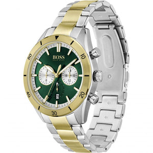 HUGO BOSS MEN’S WATCH 1513872 CHRONOGRAPH GREEN