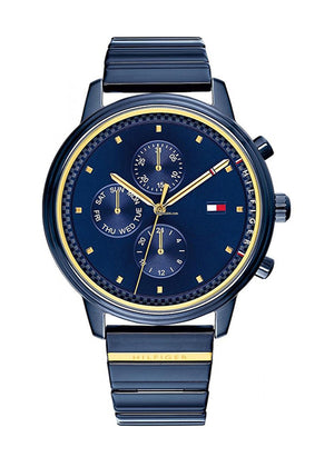 TOMMY HILFIGER 1781893 WOMEN'S GIGI HADID BLUE GOLD WRISTWATCH