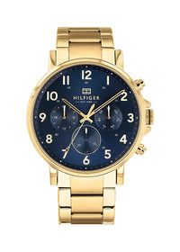 TOMMY HILFIGER MEN'S WATCH 1710384 GOLD BRACELET CHRONO