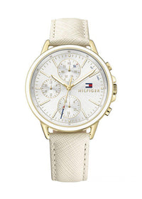 TOMMY HILFIGER 1781790  NUDE LEATHER STRAP LADIES WATCH