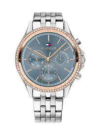 TOMMY HILFIGER MULTI DIAL QUARTZ WATCH STAINLESS STEEL STRAP 1781976