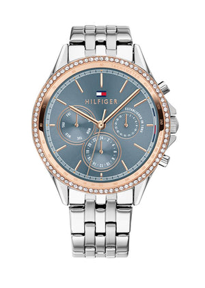 TOMMY HILFIGER MULTI DIAL QUARTZ WATCH STAINLESS STEEL STRAP 1781976