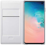 Samsung Official Original LED View Flip Cover Case for Galaxy S10 -White