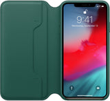 100% OFFICIAL GENUINE APPLE IPHONE XS MAX LEATHER FOLIO CASE COVER FOREST GREEN