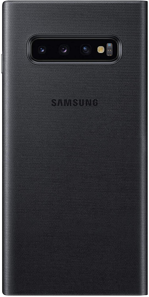 SAMSUNG Official Galaxy S10 LED View Cover Case - Black (EF-NG973PBEGWW)