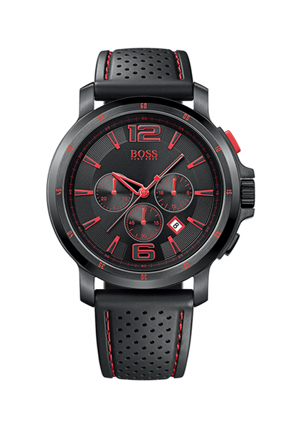 Red and black hugo boss online watch