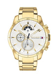 TOMMY HILFIGER MENS WATCH 1791538 GOLD CHRONOGRAPH