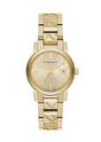 LADIES BURBERRY THE CITY ENGRAVED CHECK WATCH BU9145
