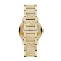 LADIES BURBERRY THE CITY ENGRAVED CHECK WATCH BU9145