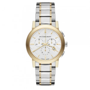 BURBERRY MENS WATCH BU9751 TOW TONE CHRONOGRAPH