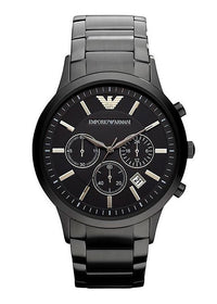 Emporio armani ar1410 clearance black chronograph mens watch