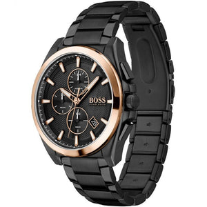 NEW HUGO BOSS MENS WATCH 1513885 GRANDMASTER BLACK TONE