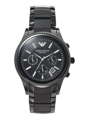 EMPORIO ARMANI AR1452 MENS WATCH CERAMICA CHRONOGRAPH