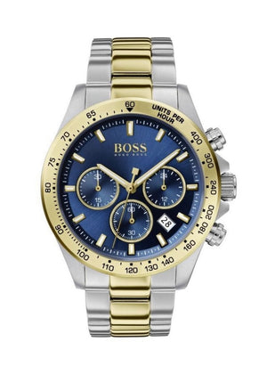 Silver and gold boss watch Clearance